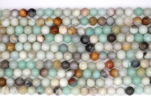 Amazonite Gemstone Beads, 8mm, Round